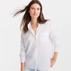 Madewell Crisp White Button-Down Shirt